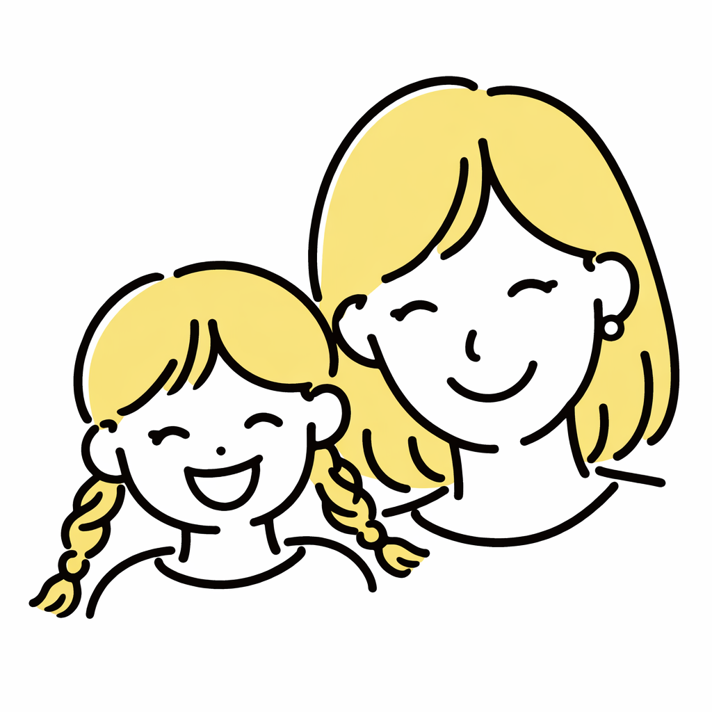 小学3年生女の子　お母さま
